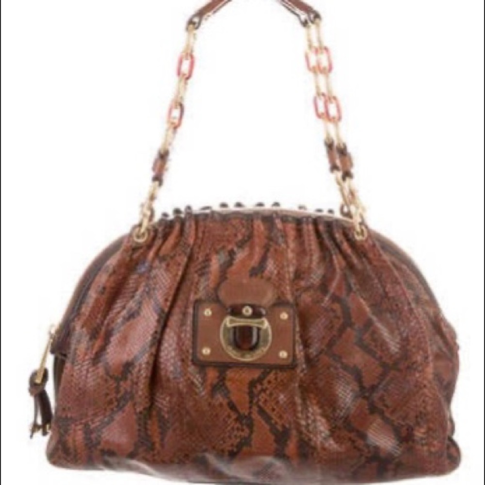 Authrare Authentic Marc Jacobs”Python”Capra Bag - image 1